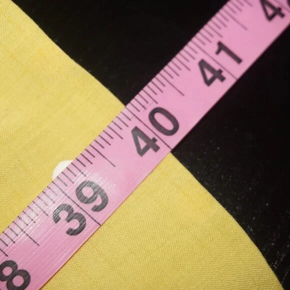 Vintage 50s Yellow Polkadot Pleated Swing Dress